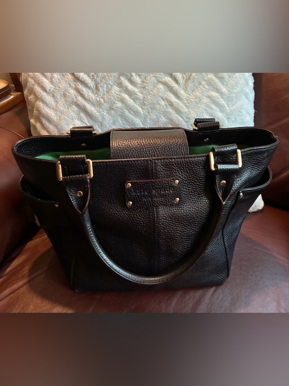 Kate Spade Black Leather Handbag